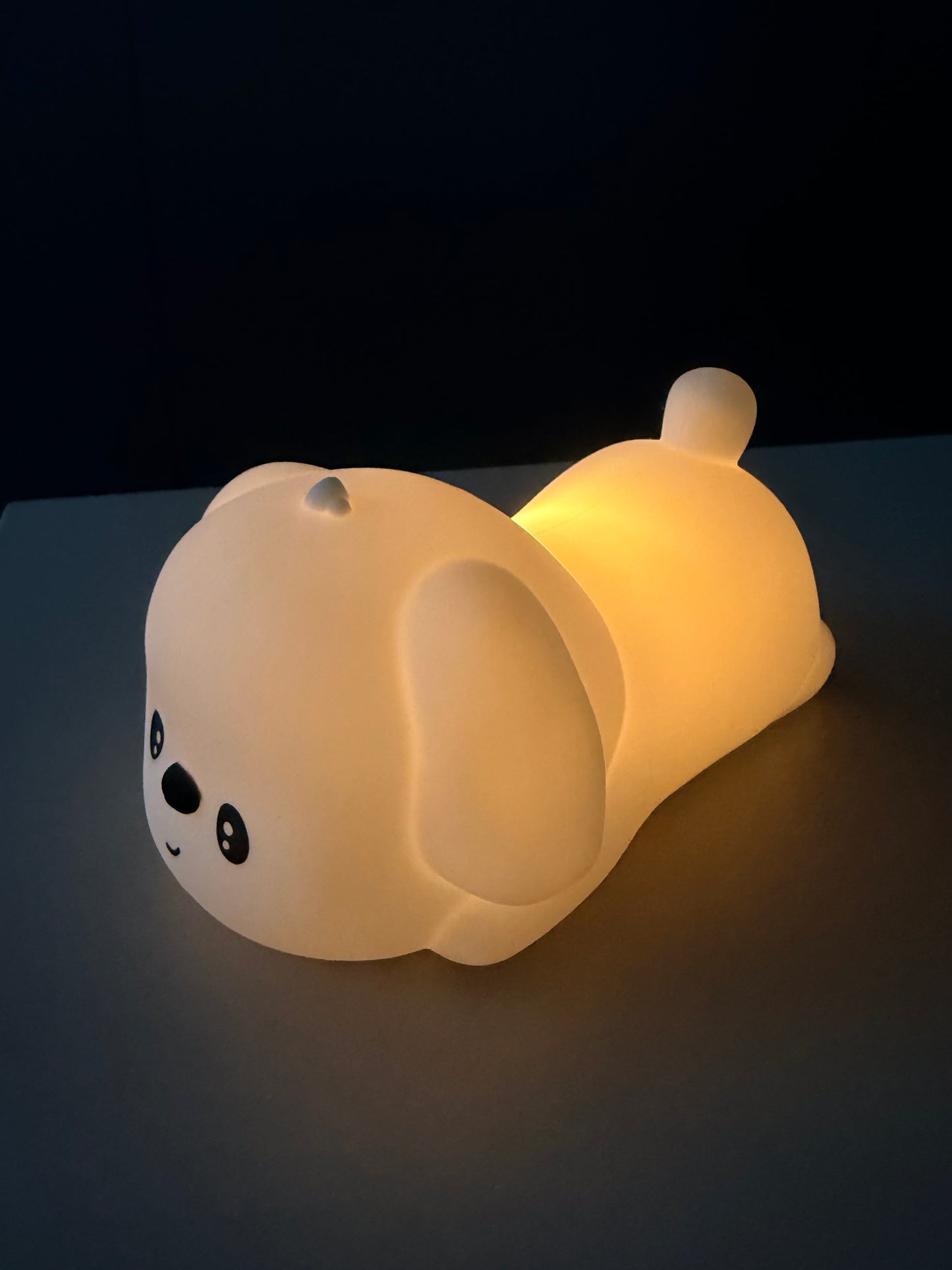Silicone Lying Dog Night Light