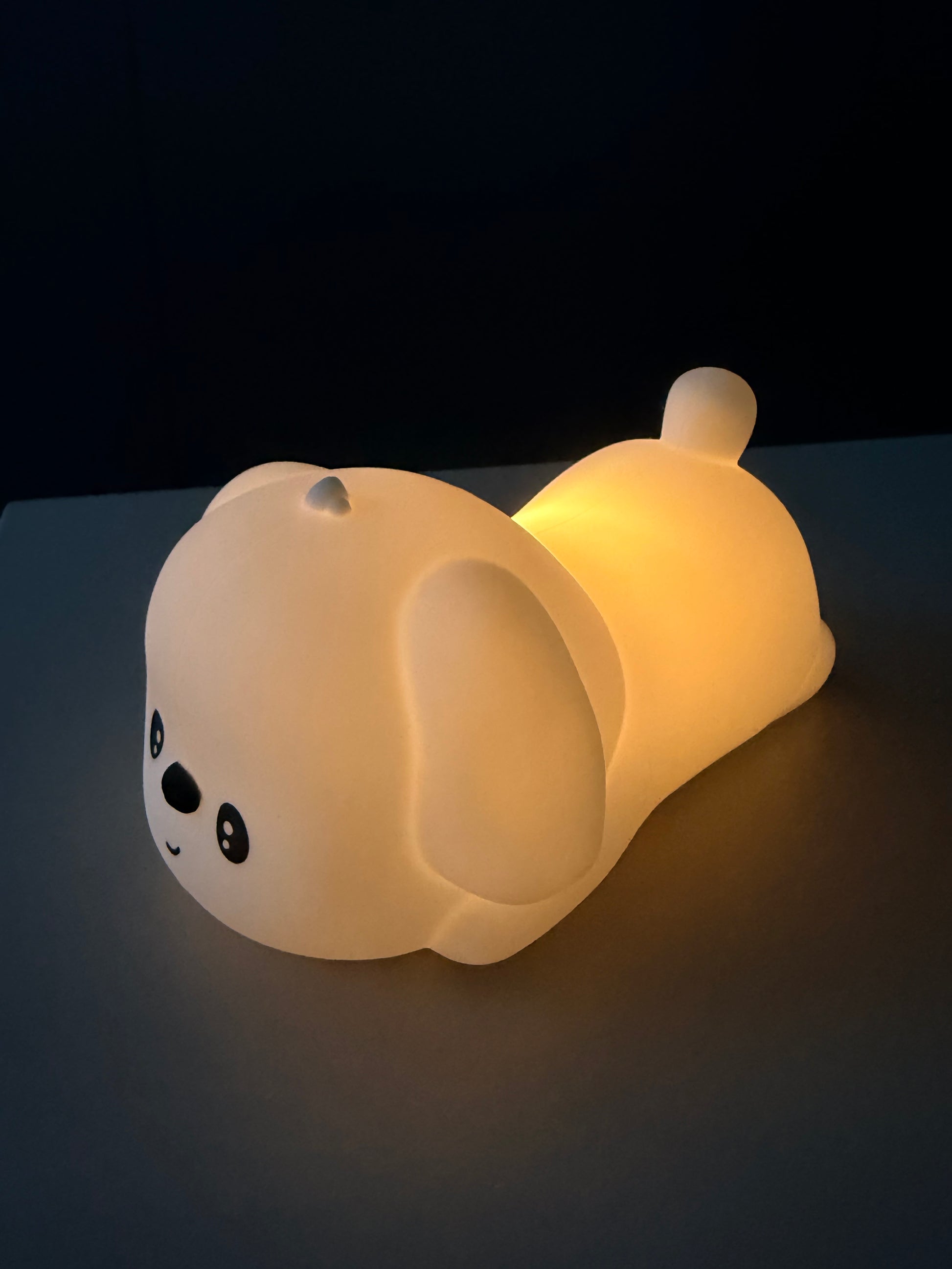 Silicone Lying Dog Night Light