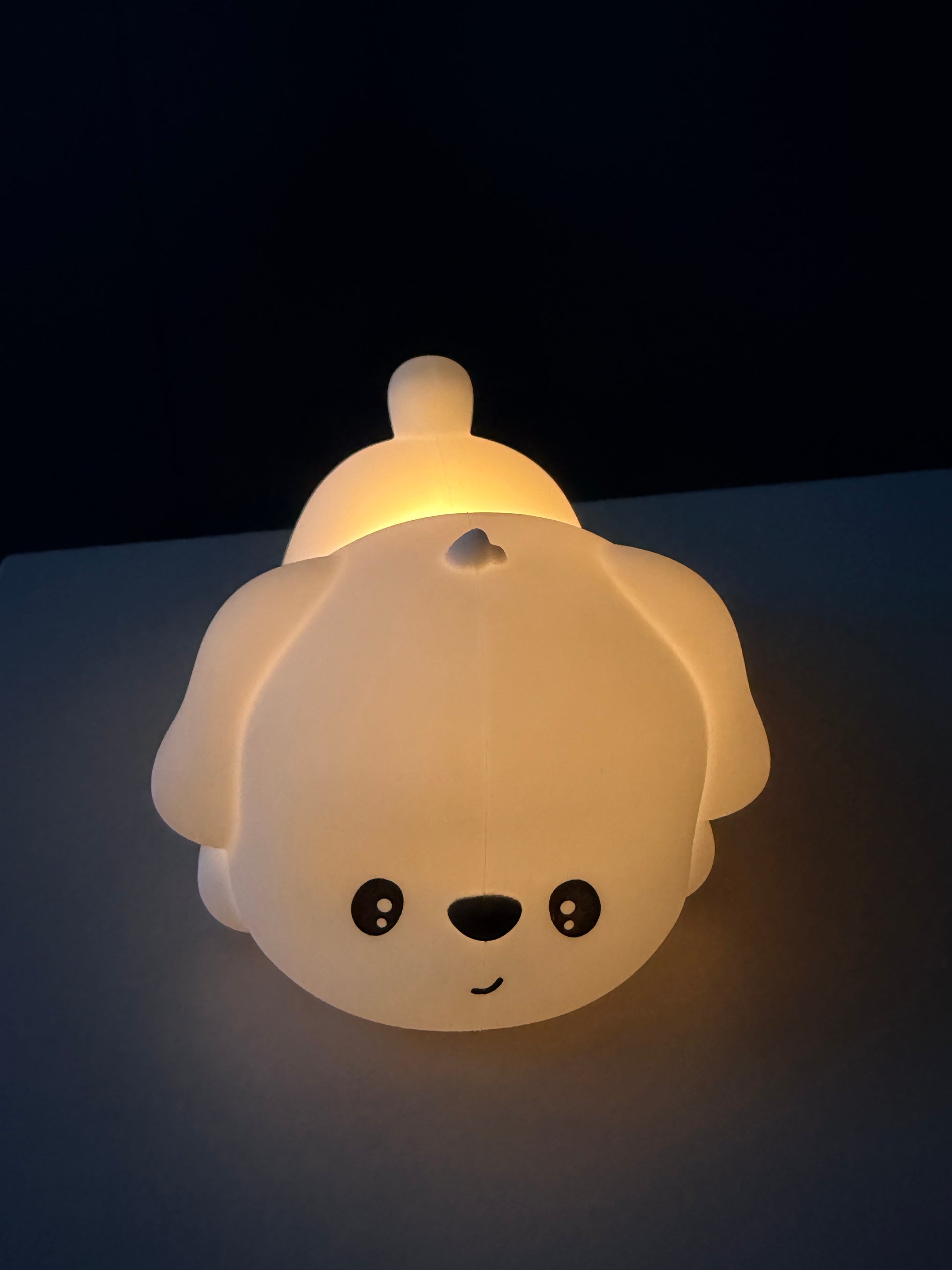 Silicone Lying Dog Night Light