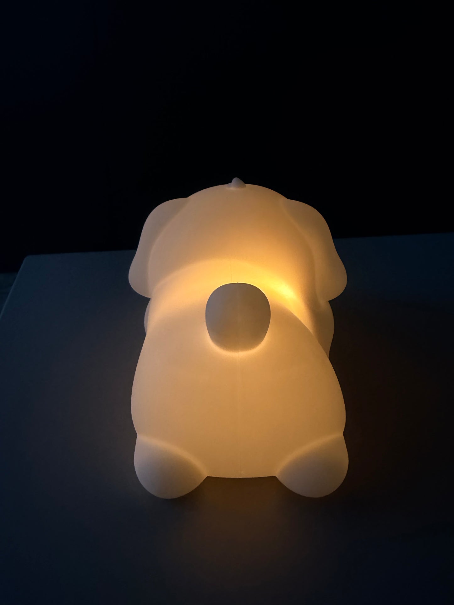 Silicone Lying Dog Night Light
