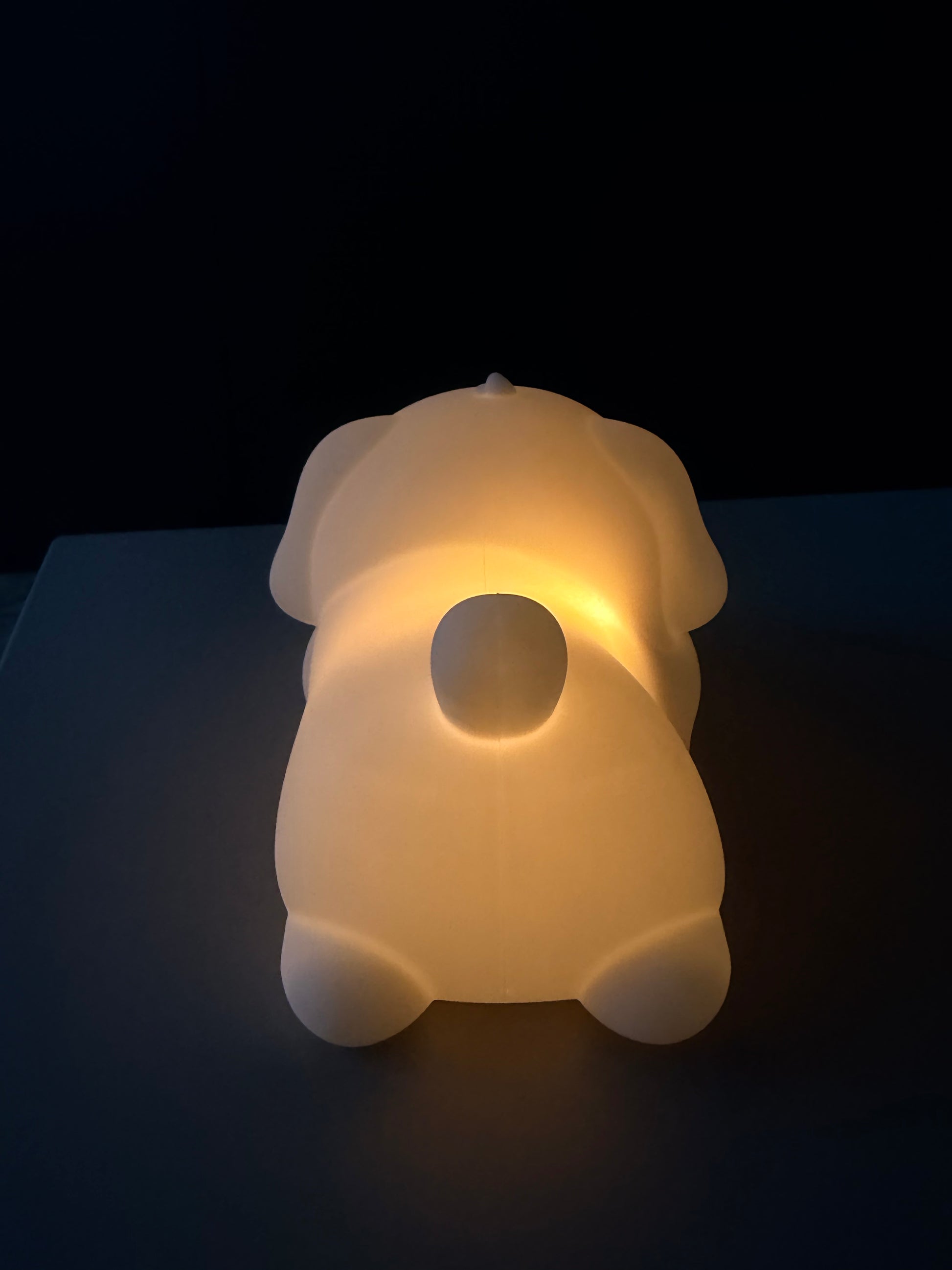 Silicone Lying Dog Night Light