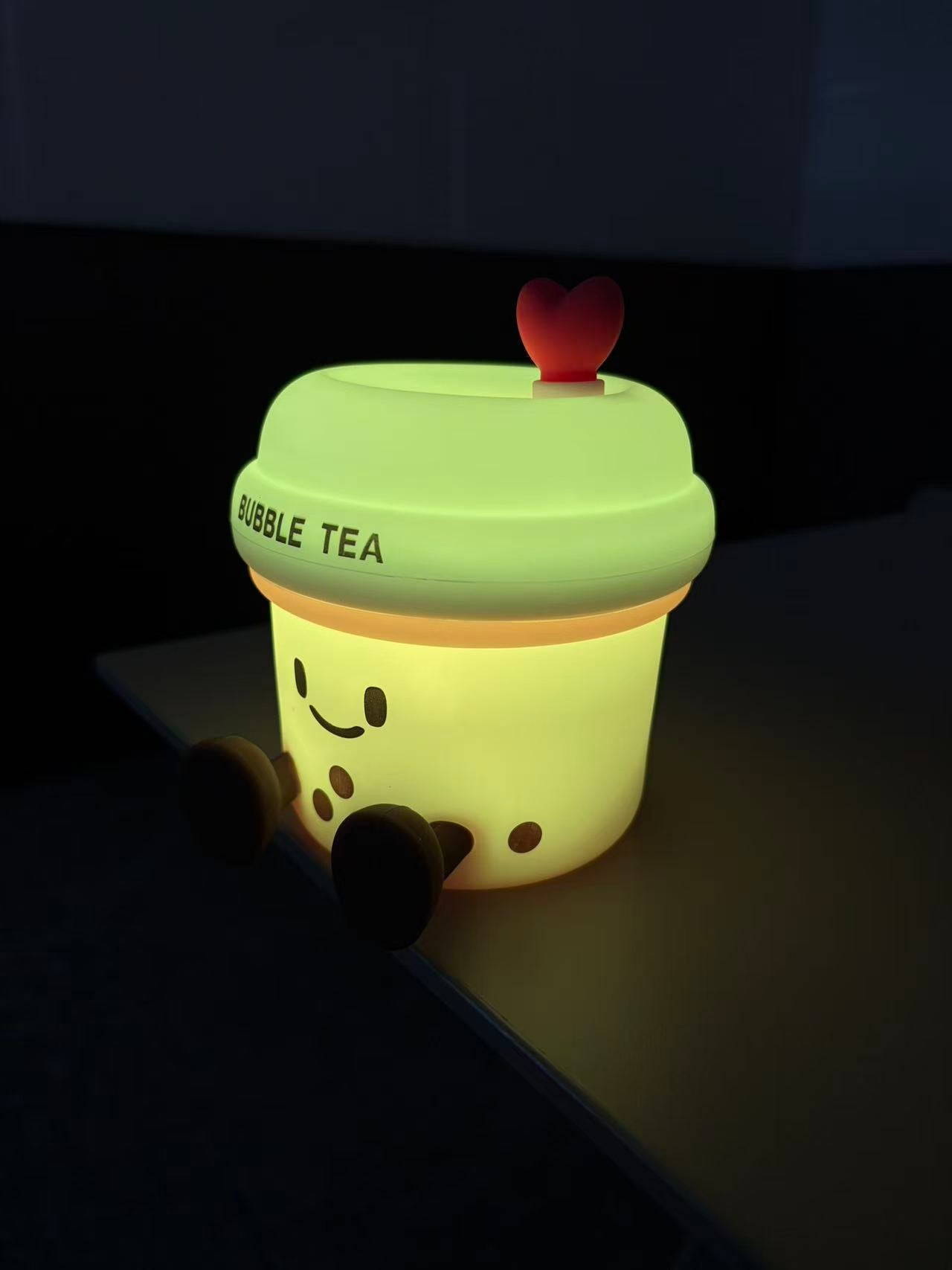 Silicone Milk Tea Cup Night Light