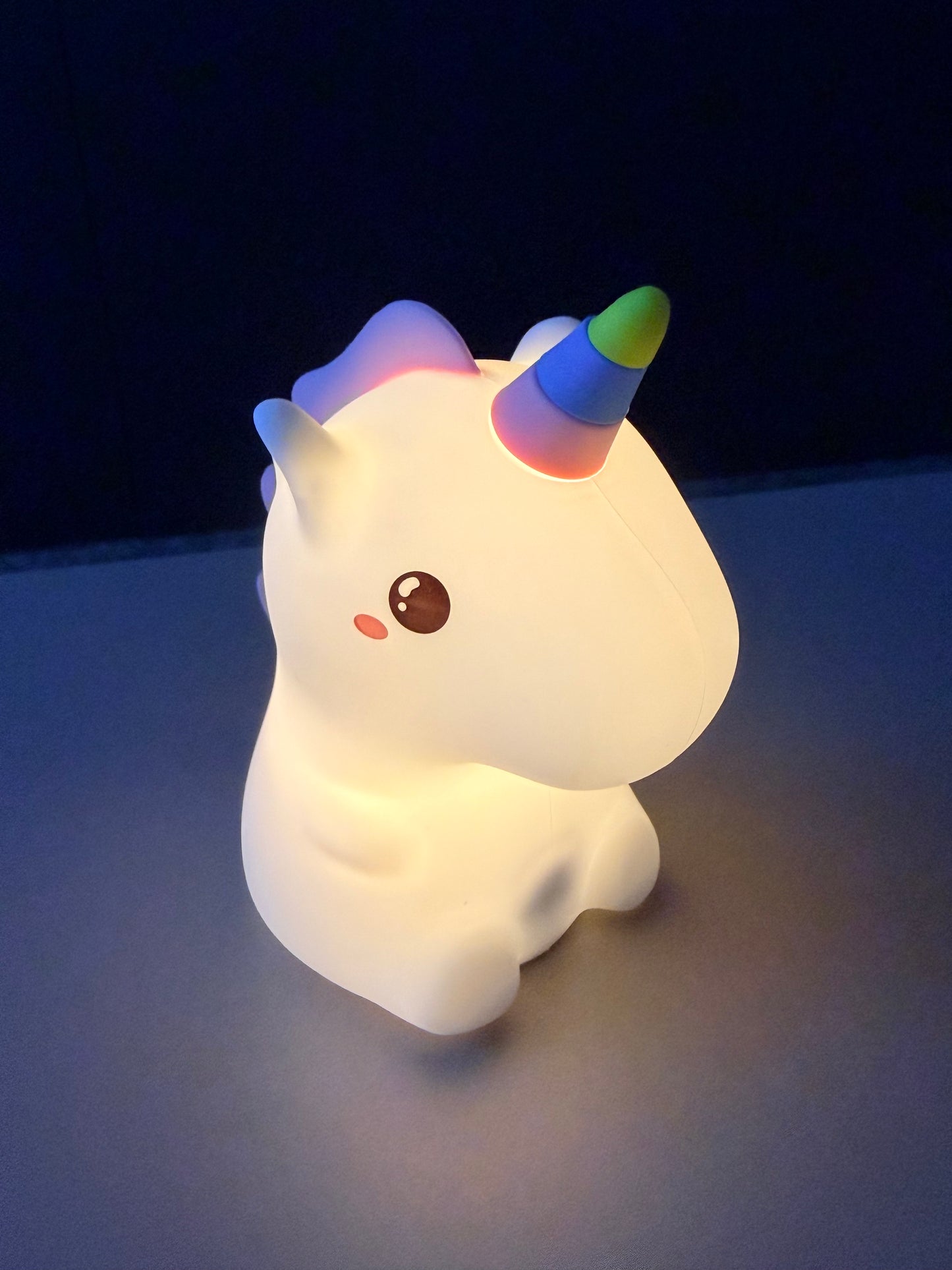 Silicone Sitting Unicorn Night Light