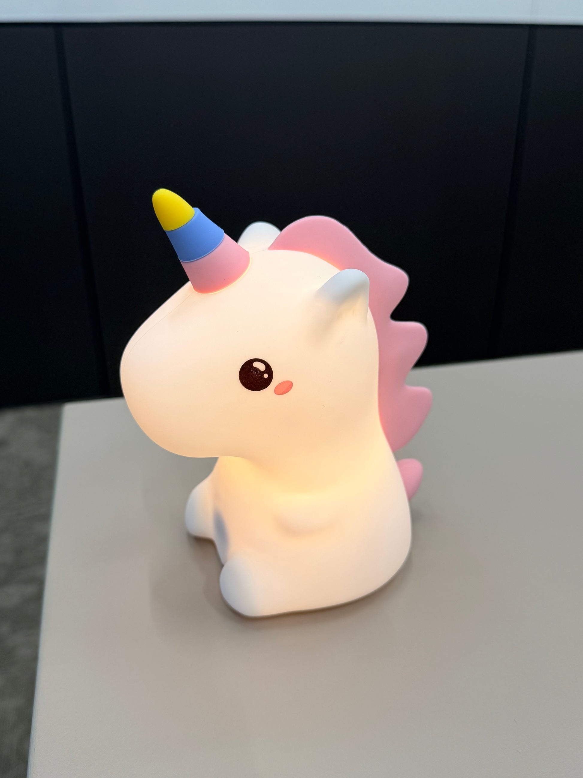 Silicone Sitting Unicorn Night Light