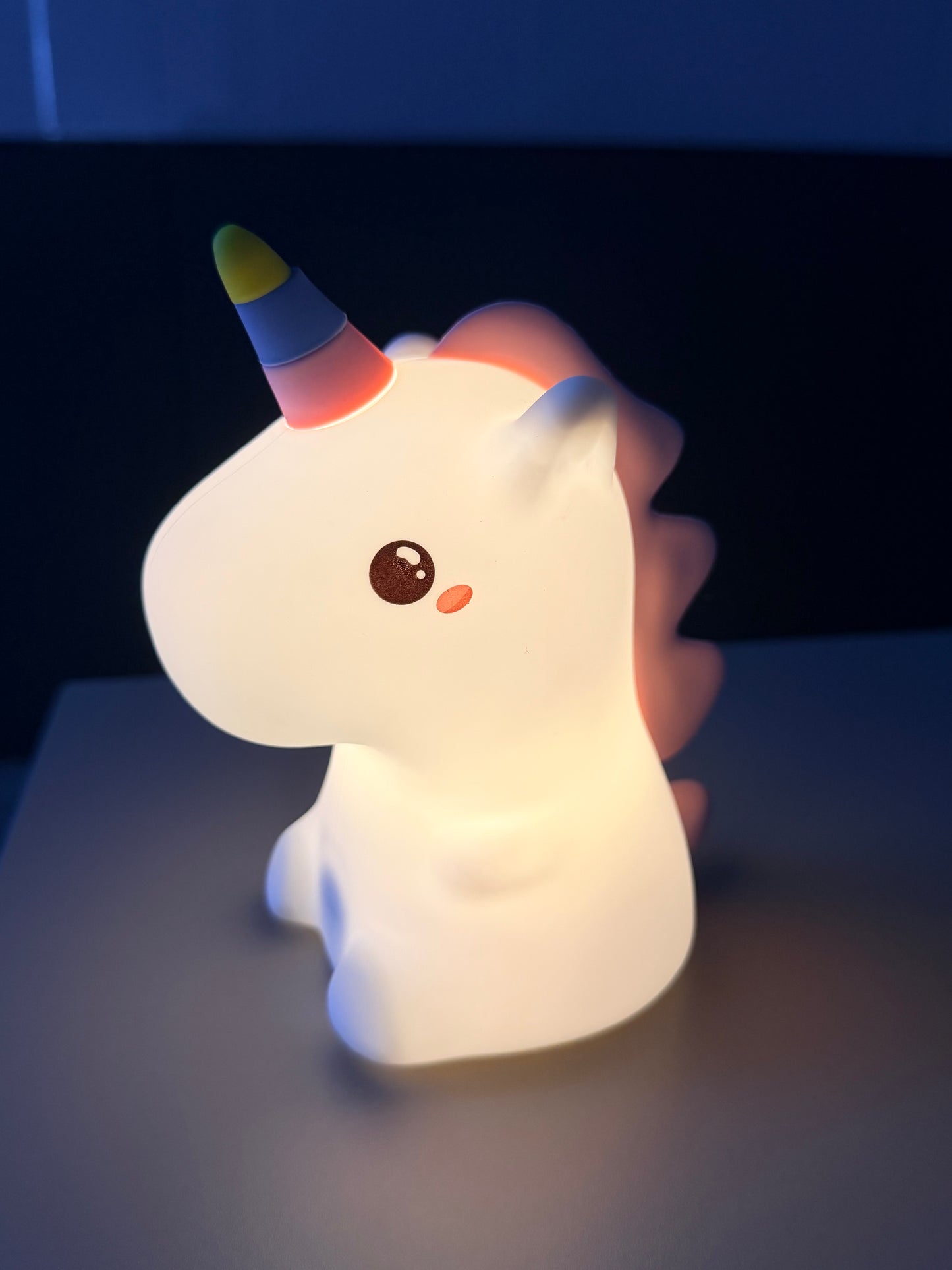 Silicone Sitting Unicorn Night Light